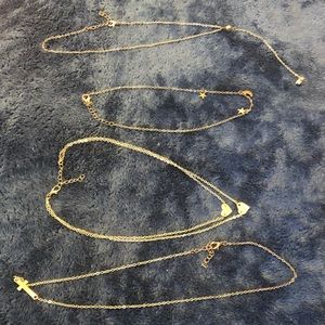 gold choker necklaces